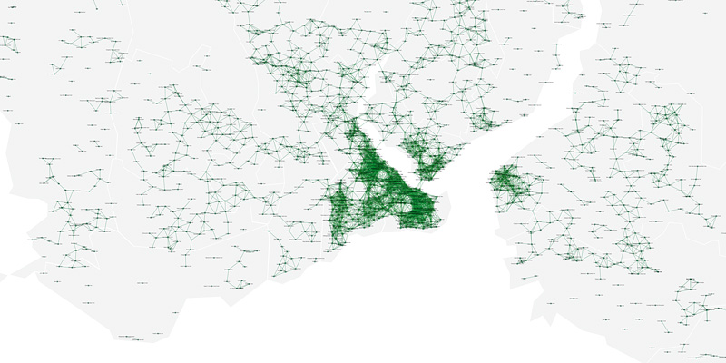 Network of Mosques, Istanbul Design Biennale 2012, Burak Arikan Network of Mosques