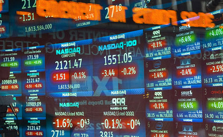 stock market photographs